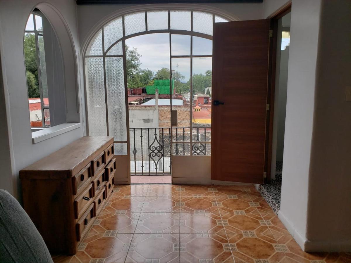 Loft terraza Coyoacán vista plaza kiosco depa 50m2 Appartamento Città del Messico Esterno foto